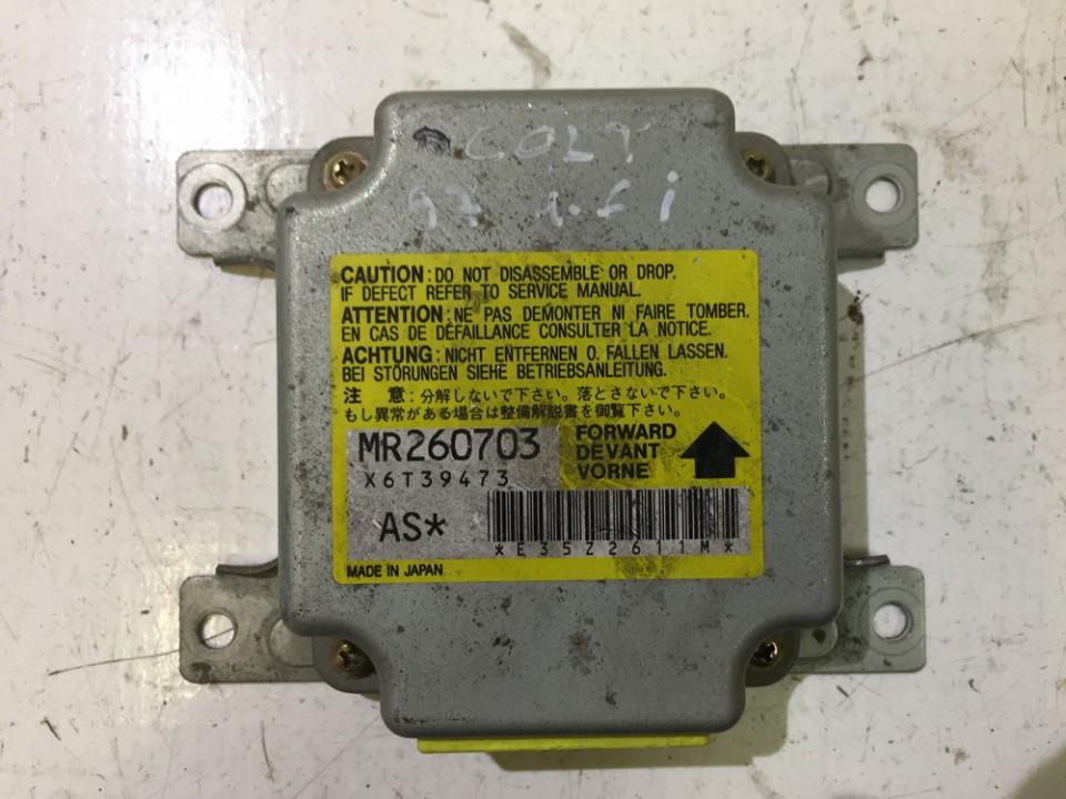 MR260703 Mitsubishi Colt 1997 SRS AIRBAG KOMPIUTERIS - ORO PAGALVIU VALDYMO BLOKAS