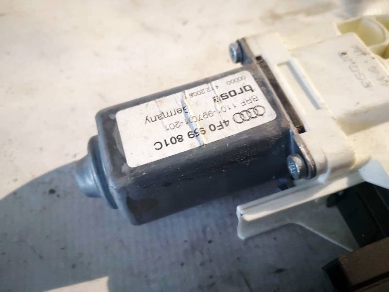 4F0959801C Audi A6 2007 Fensterhebermotor Hinten Rechts - Thumbnail 3
