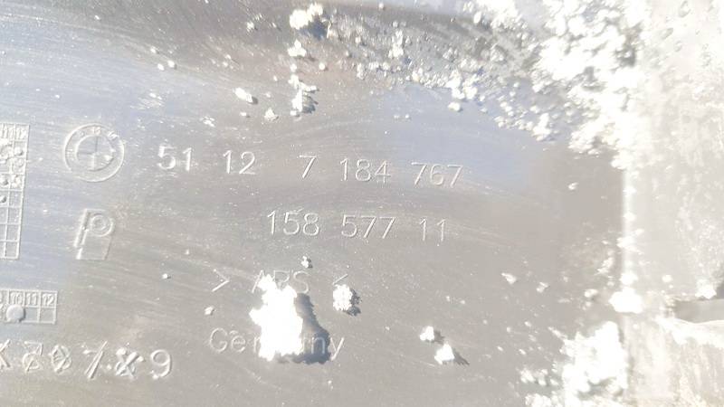 51127184767 BMW 5-Series 2012 pare-chocs arriere support de montage - Thumbnail 2