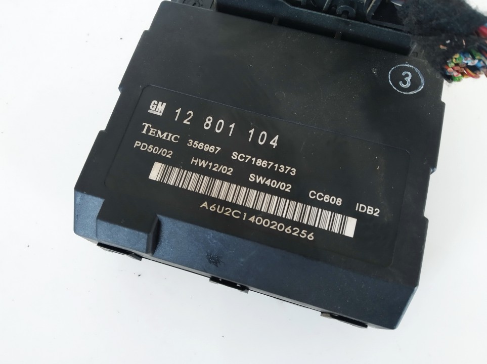 12801104 SAAB 9-3 2003 Confort Contrôle Module - Thumbnail 3