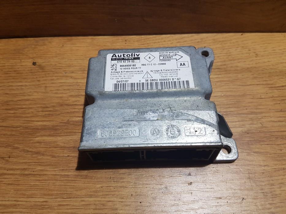 9664908180 Peugeot 308 2008 Airbag crash sensors module