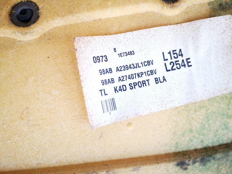 98ABA23943JL1CBV Ford Focus 2002 Door Panel - REAR LEFT - Thumbnail 3