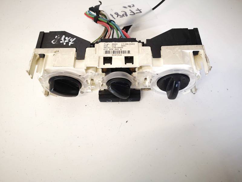 6Y0820045B Skoda Fabia 2004 Climate Control Panel (heater control switches)