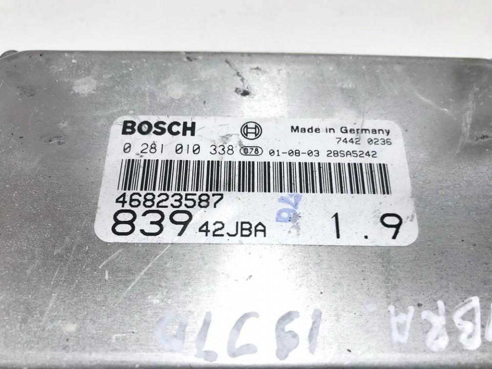 0281010338 Lancia Lybra 2002 ECU Engine Computer (Engine Control Unit) - Thumbnail 2