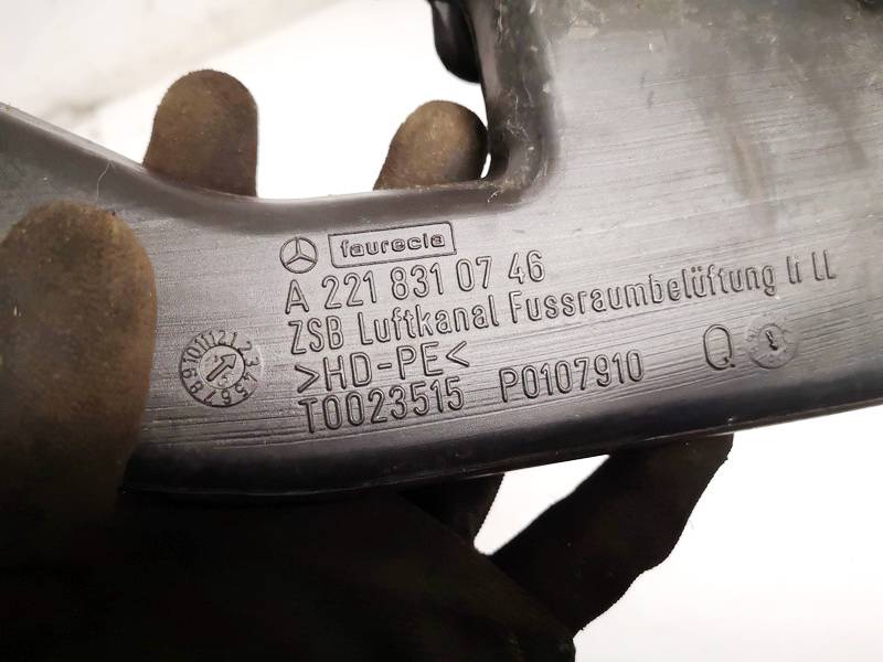 A2218310746 Mercedes-Benz S-CLASS 2006 Aérateur habitacle, Conduit d’air intérieur - Thumbnail 3