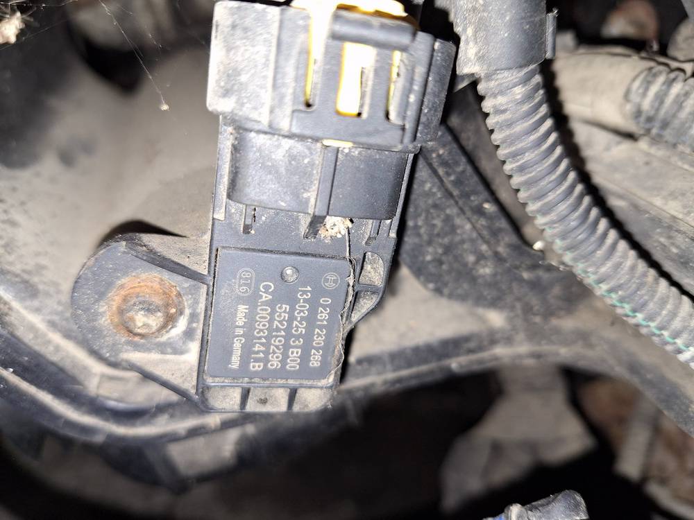 55219296 Fiat Punto 2006 Czujnik ciśnienia powietrza – MAP