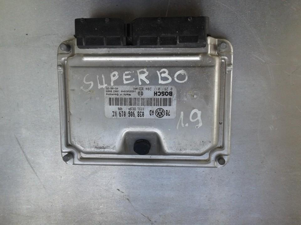 038906019KC Skoda Superb 2005 ECU Engine Computer (Engine Control Unit)