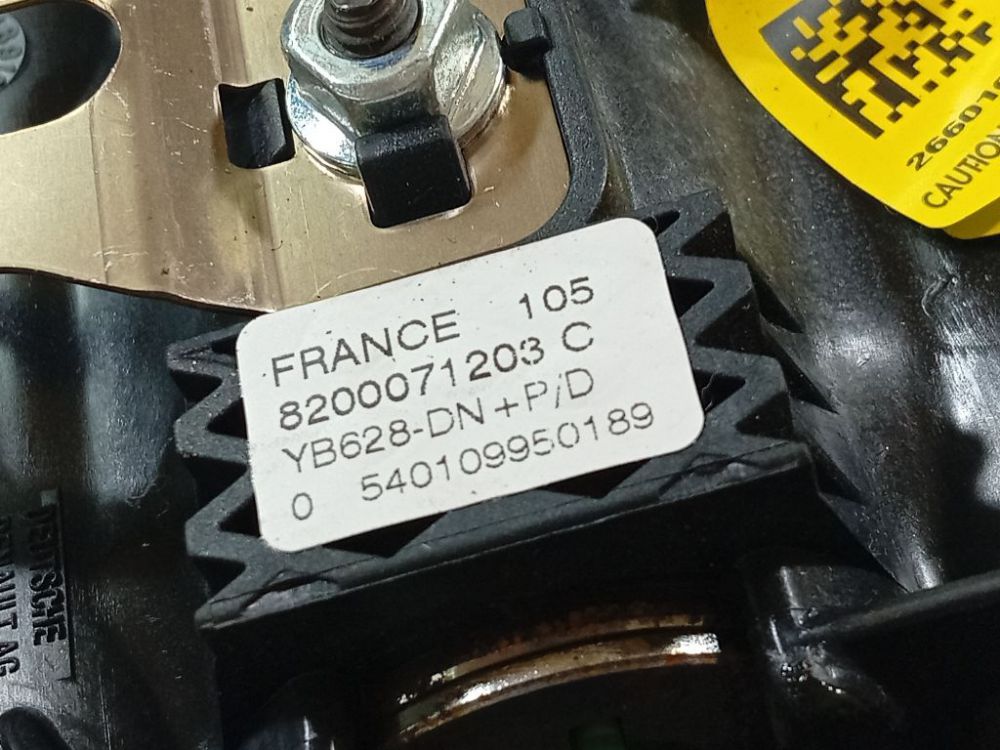 8200071203C Renault Espace 2006 AIRBAG VOLANT AVEC REGULATEUR - Thumbnail 4