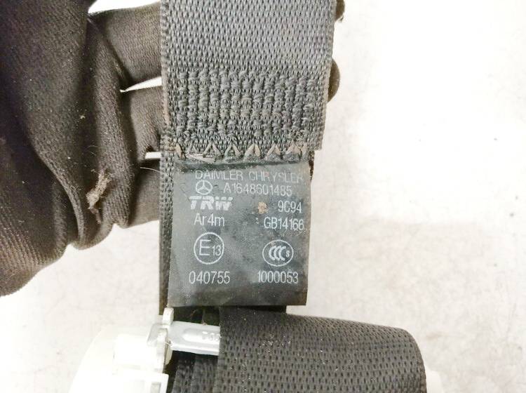 A1648601485 Mercedes-Benz ML-CLASS 2008 Pas bezpieczeństwa - TYLNE ŚRODEK - Thumbnail 3