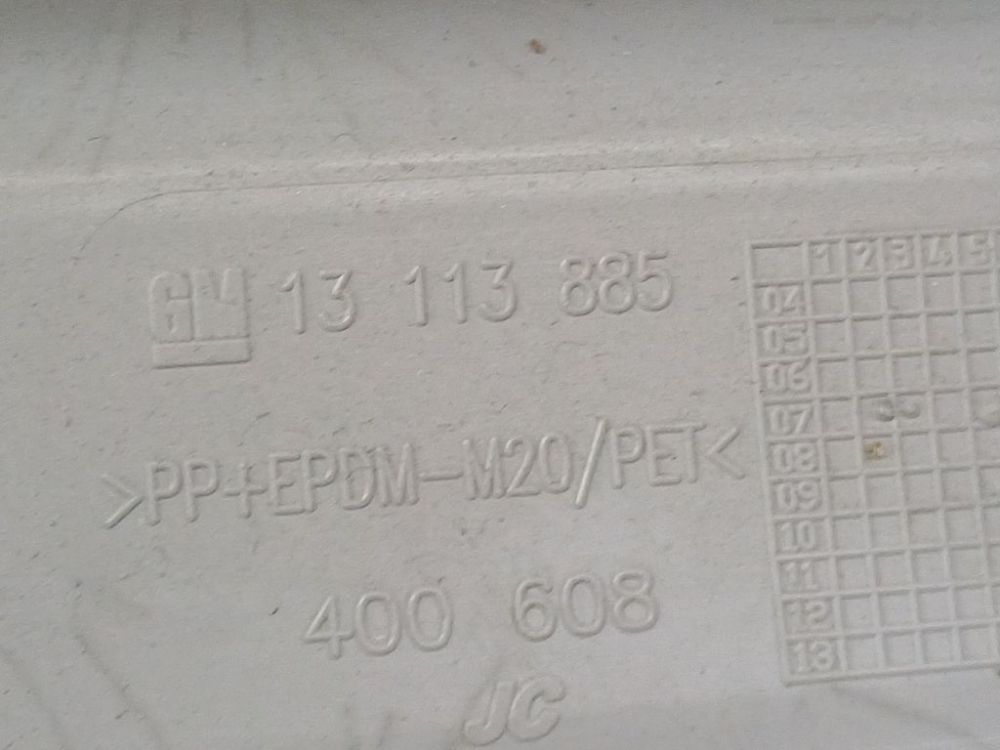 13113885 Opel Astra 2008 Pillar Trim - FRONT LEFT - Thumbnail 4