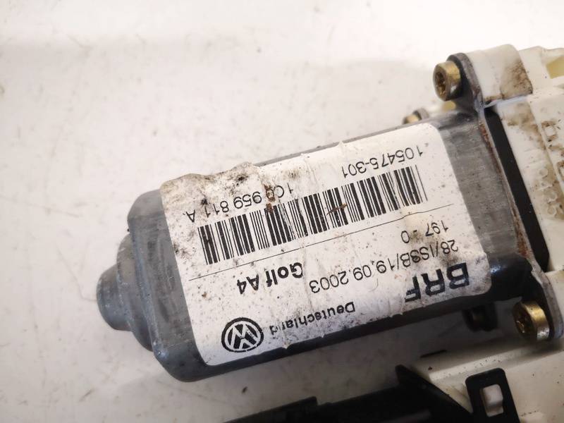 1C0959811A Volkswagen Bora 2003 Window Motor - REAR LEFT - Thumbnail 2