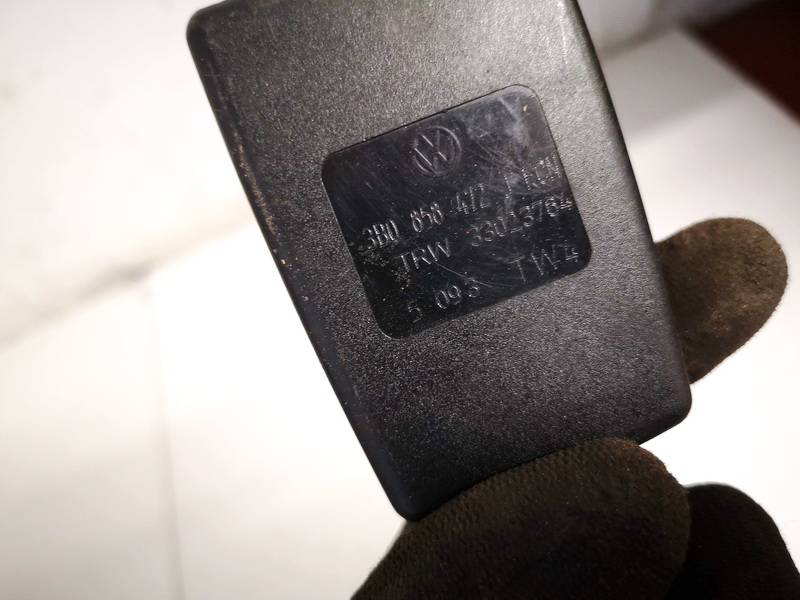 3B0858472 Volkswagen Passat 2003 Hebilla del cinturón - DELANTERO DERECHO - Thumbnail 3