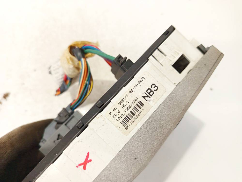 13269404 Opel Astra 2008 Peciuko valdymas - Thumbnail 3