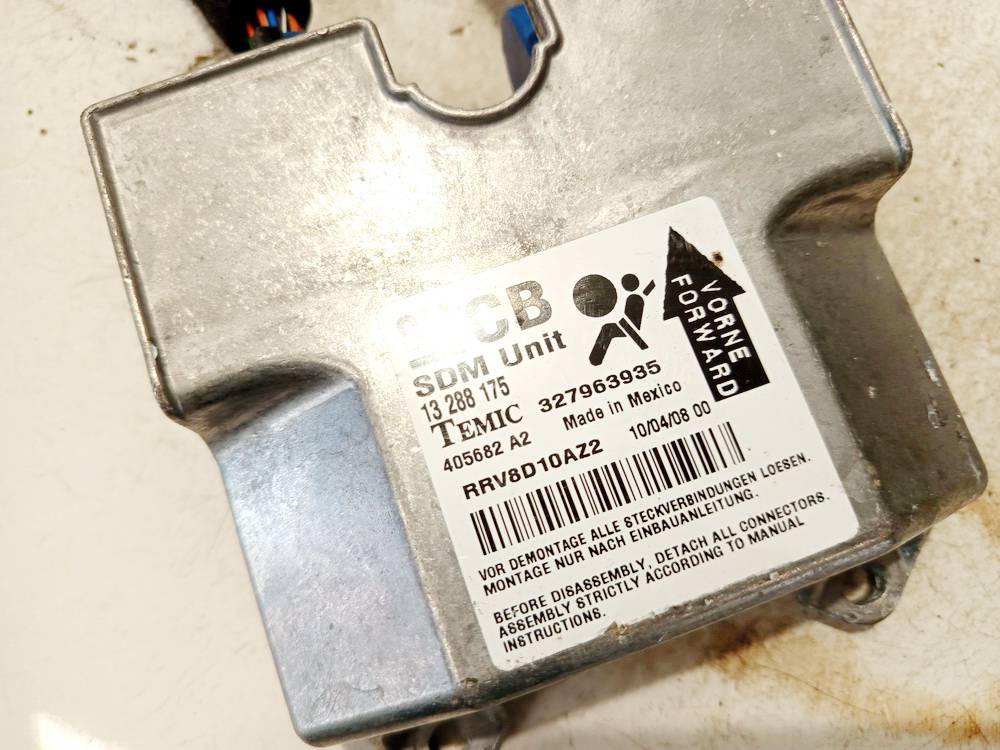 13288175 Opel Astra 2008 Airbag crash sensors module - Thumbnail 3