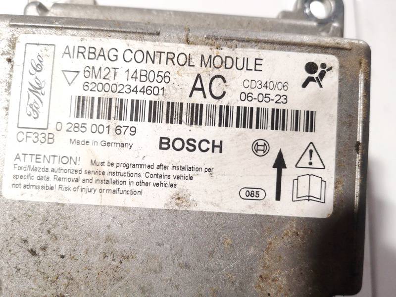 6M2T14B056 Ford S-Max 2006 Komputer SRS airbag – moduł sterujący poduszek powietrznych - Thumbnail 3