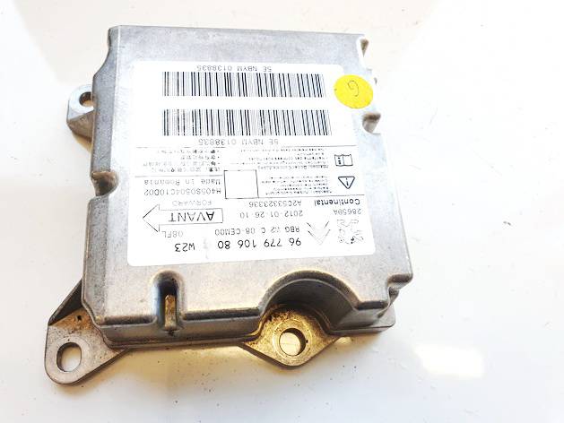 9677910680 Peugeot 508 2012 Steuergerät ECU Modul Airbag steuergerät - Thumbnail 2