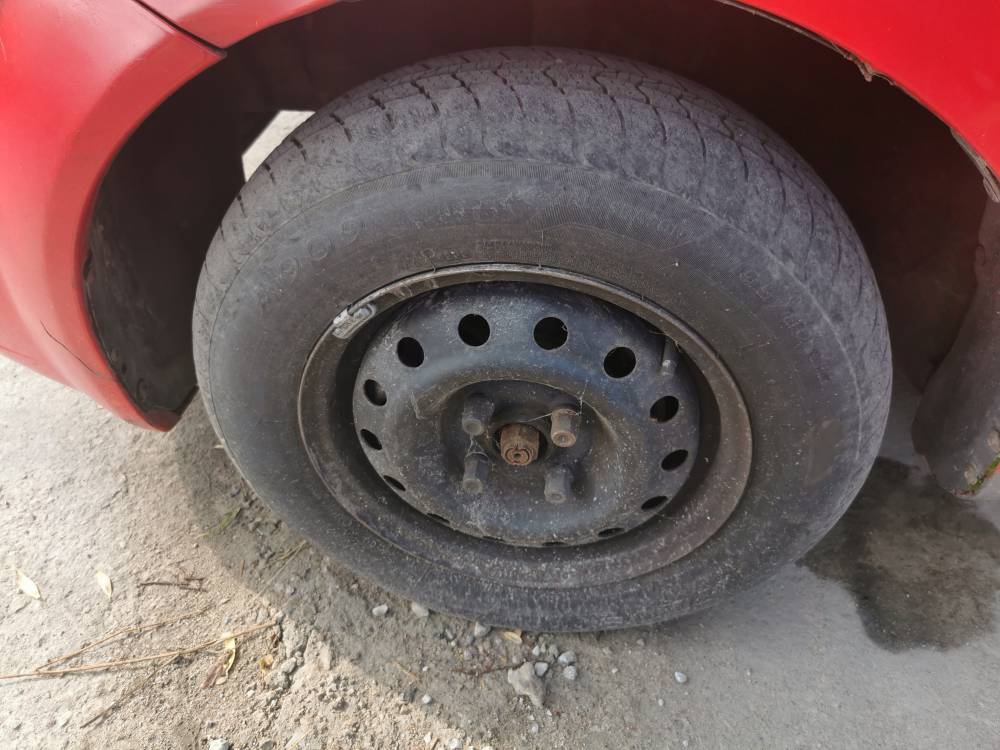 4X100 Chevrolet Kalos 2006 Komplet stalowych felg R14 - Thumbnail 3