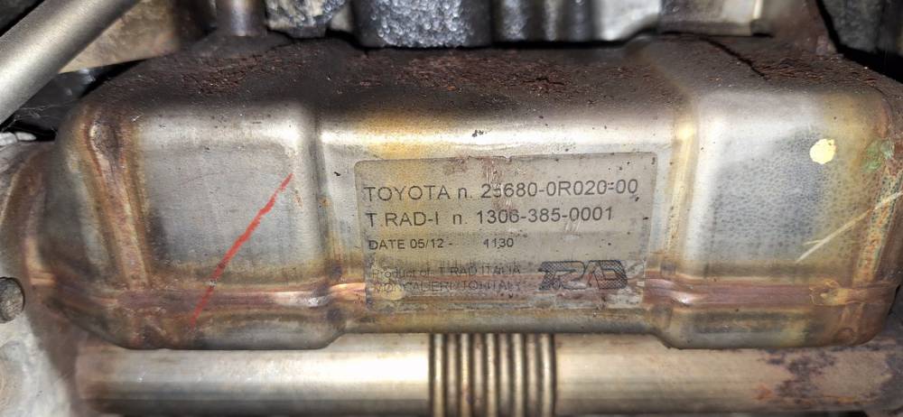 256800R02000 Toyota Corolla Verso 2006 EGR Cooler (exhaust gas cooler) - Thumbnail 3