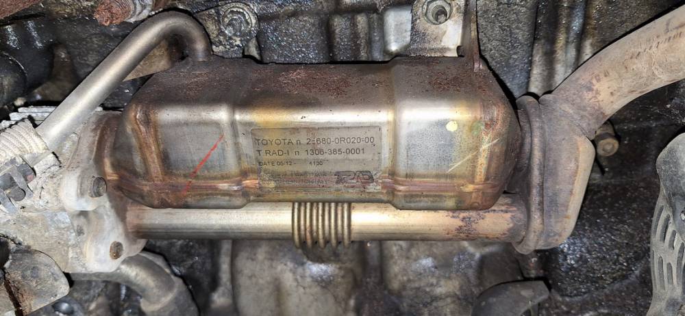 256800R02000 Toyota Corolla Verso 2006 EGR Cooler (exhaust gas cooler)