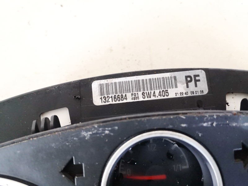 13216684 Opel Zafira 2006 Speedometers - Cockpit - Speedo Clocks Instrument - Thumbnail 2