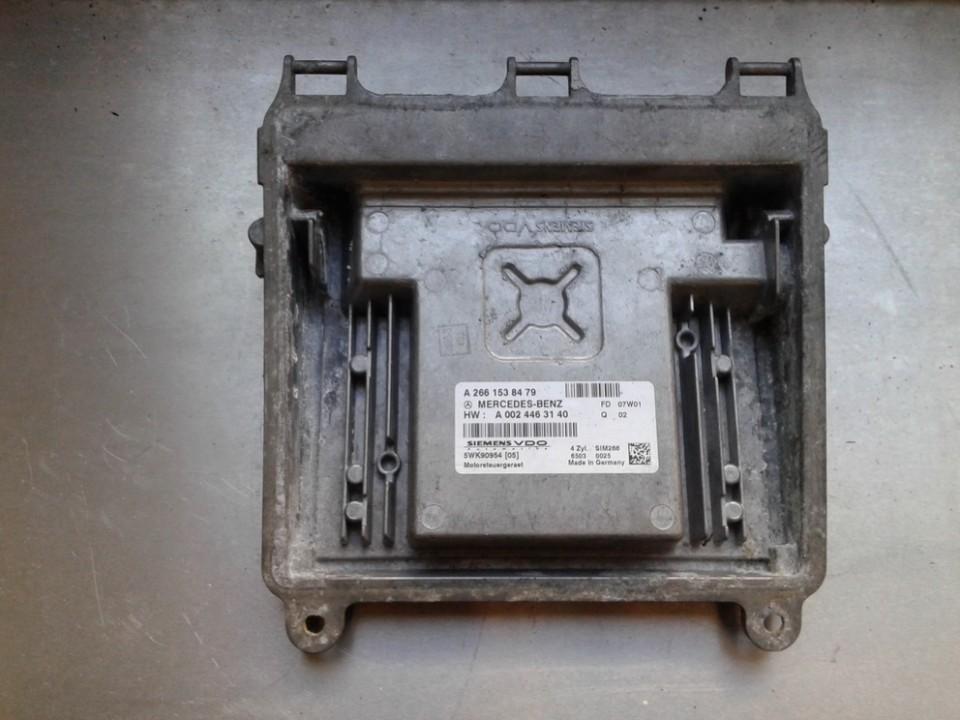 A2661538479 Mercedes-Benz A-CLASS 2005 Dzinēja vadības bloks