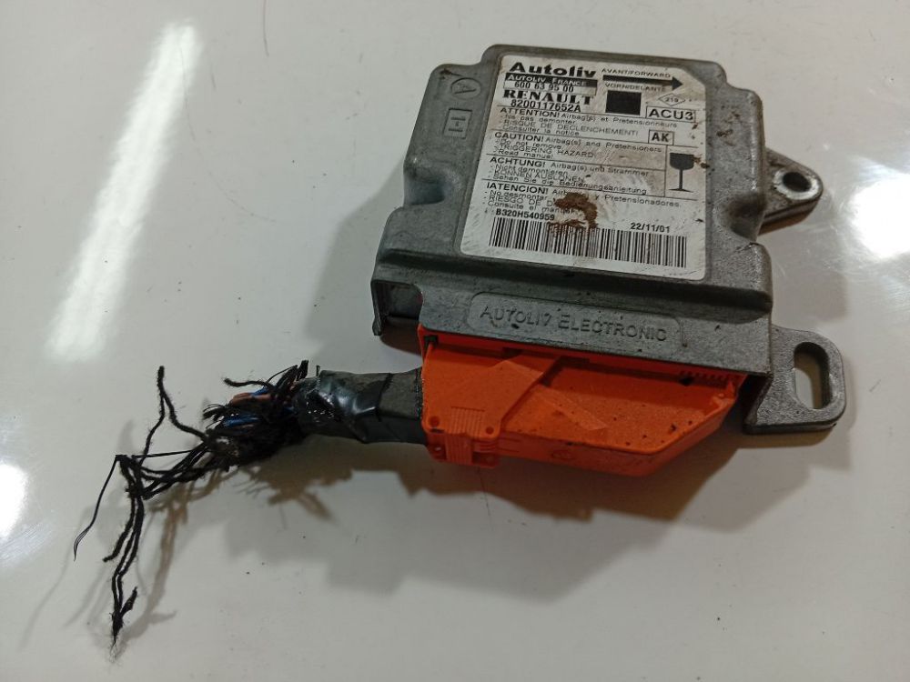 600639500 Renault Scenic 2002 CENTRALITA AIRBAG