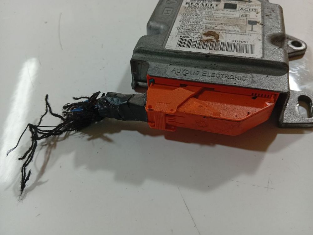 600639500 Renault Scenic 2002 Airbag crash sensors module - Thumbnail 2