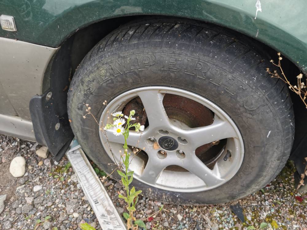 5X100 Subaru Outback 2000 Liettuan renkaiden komplekti R15