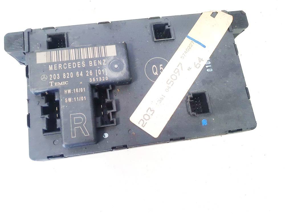 2038206426 Mercedes-Benz C-CLASS 2001 Door control relay (DOOR CONTROL UNIT MODULE ECU )
