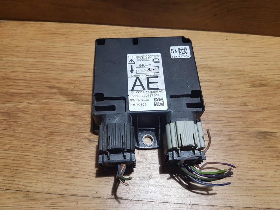 6C1T14B056AE Ford Transit 2009 Komputer SRS airbag – moduł sterujący poduszek powietrznych