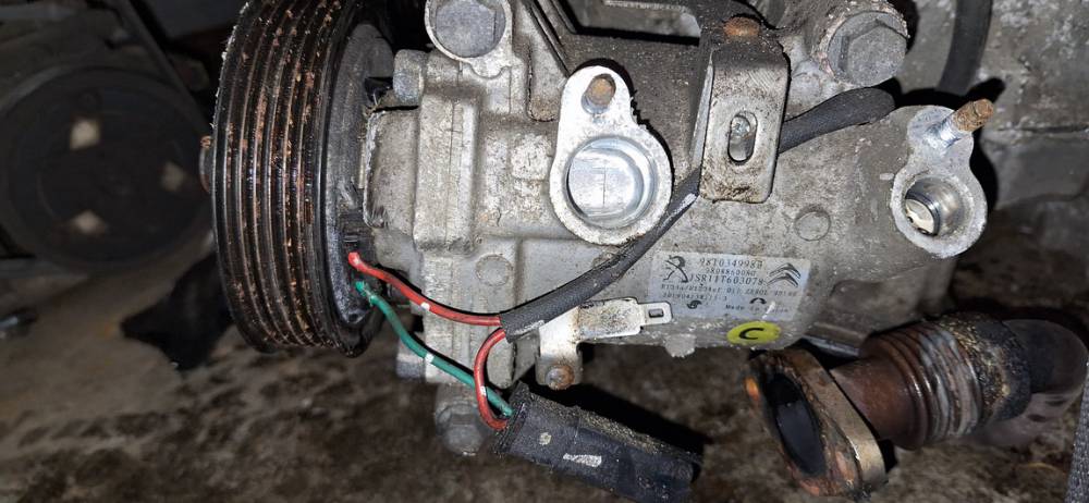 9810349980 Peugeot 208 2019 Ilmastointilaitteen pumppu - Thumbnail 5