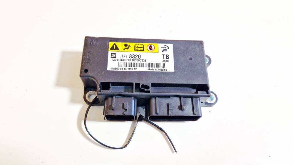 13578320 Opel Insignia 2011 SRS AIRBAG KOMPIUTERIS - ORO PAGALVIU VALDYMO BLOKAS