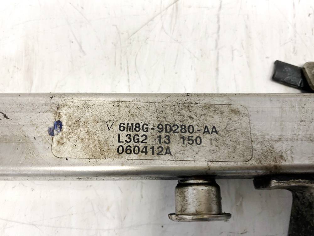 6M8G9D280AA Mazda 5 2006 Fuel injector rail (injectors)(Fuel distributor) - Thumbnail 4