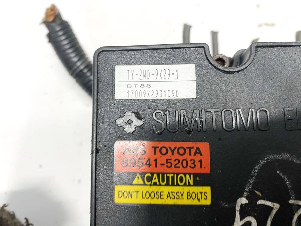 8954152031 Toyota Yaris 2003 ABS Unit (ABS Brake Pump) - Thumbnail 4