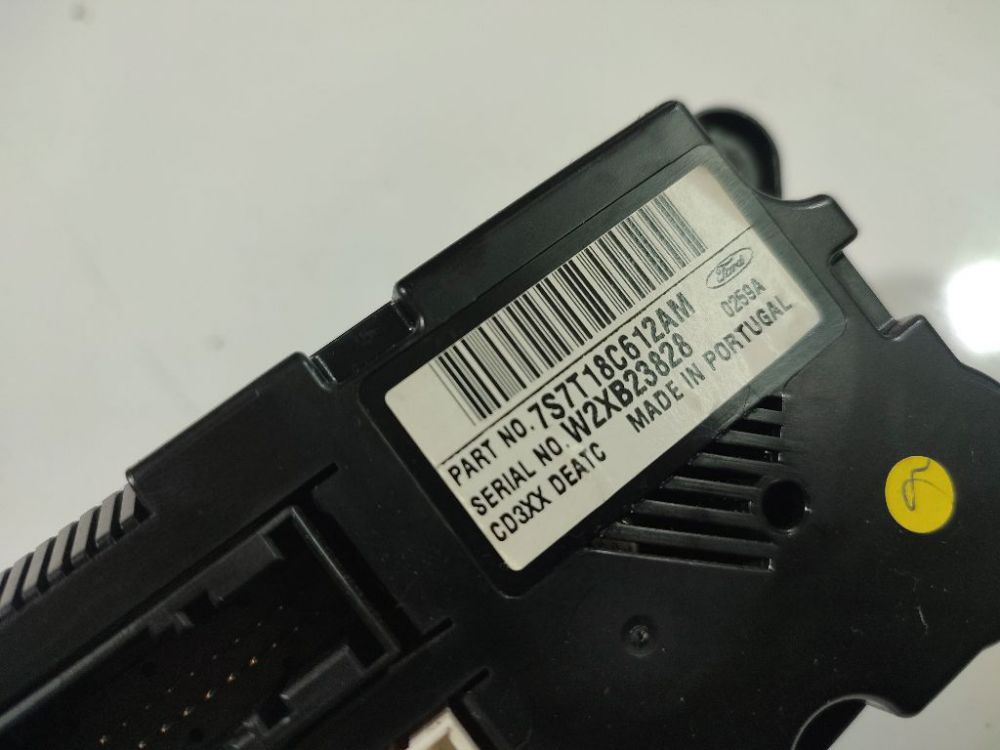 7S7T18C612AM Ford Mondeo 2010 Climate Control Panel (heater control switches) - Thumbnail 5