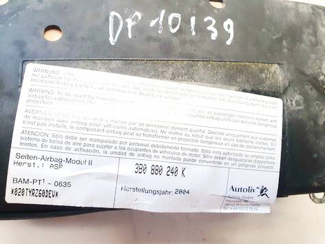 3B0880240K Volkswagen Passat 2005 Seat AIRBAG - Thumbnail 2