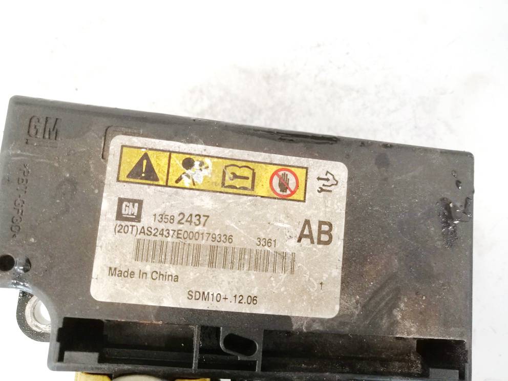 13582437 Chevrolet Cruze 2012 SRS AIRBAG KOMPIUTERIS - ORO PAGALVIU VALDYMO BLOKAS - Thumbnail 3