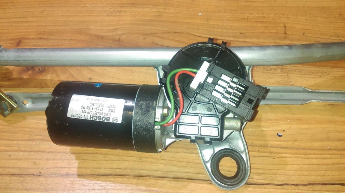 0390241361 BMW 3-Series 1999 Priekinis langu valytuvu varikliukas P.