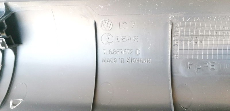 7L6867672C Volkswagen Touareg 2005 garniture intérieure - Thumbnail 3