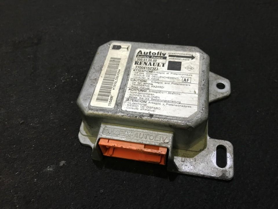 7700415232J Renault Scenic 1998 SRS AIRBAG KOMPIUTERIS - ORO PAGALVIU VALDYMO BLOKAS