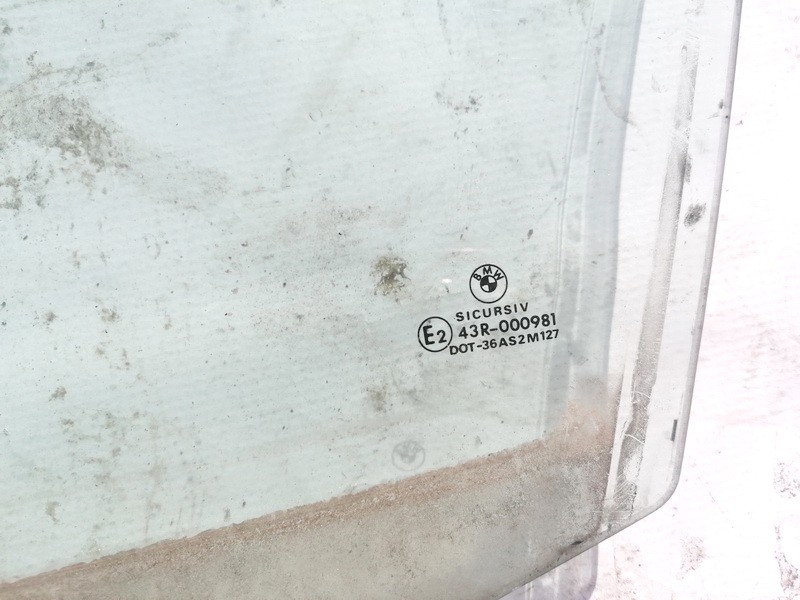 BMW 3-Series 2003 Door-Drop Glass - FRONT LEFT - Thumbnail 3