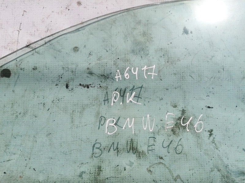 BMW 3-Series 2003 Door-Drop Glass - FRONT LEFT - Thumbnail 2