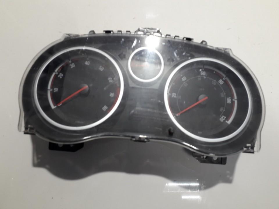 P0013264276 Opel Corsa 2008 Speedometers - Cockpit - Speedo Clocks Instrument