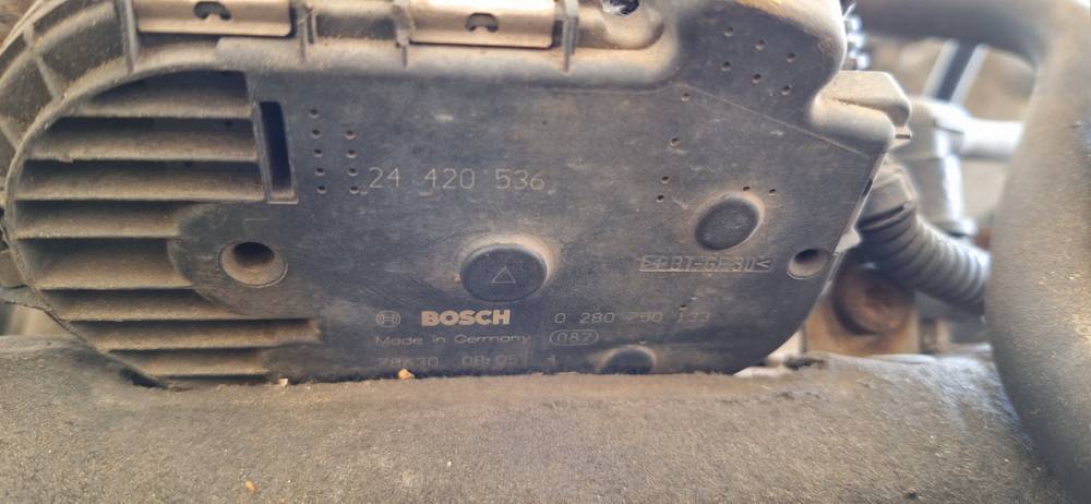 24420536 Opel Corsa 2007 Stellantrieb Wirbelsteuerung Ventil (Drosselklappe) - Thumbnail 2