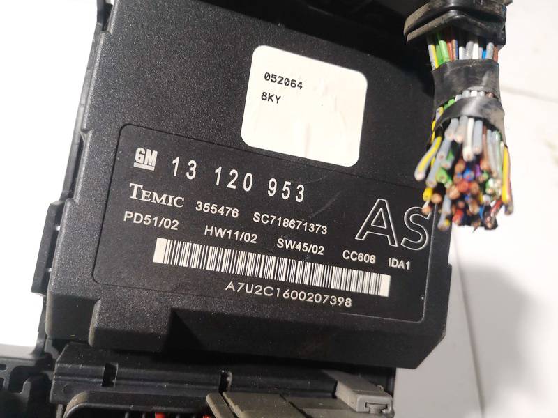 13120953 Opel Vectra 2003 Confort Contrôle Module - Thumbnail 3