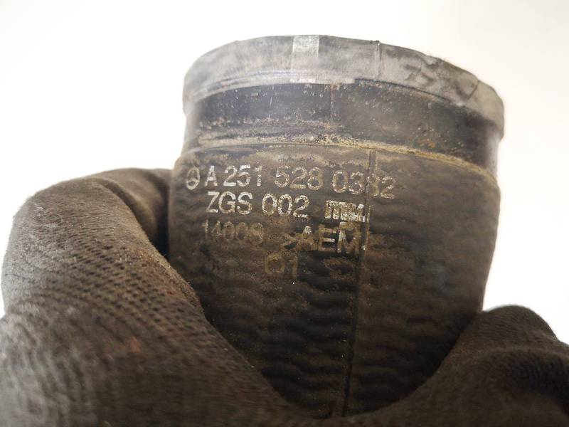 A2515280382 Mercedes-Benz R-CLASS 2006 TURBO INTERCOOLER PIPE HOSE - Thumbnail 3