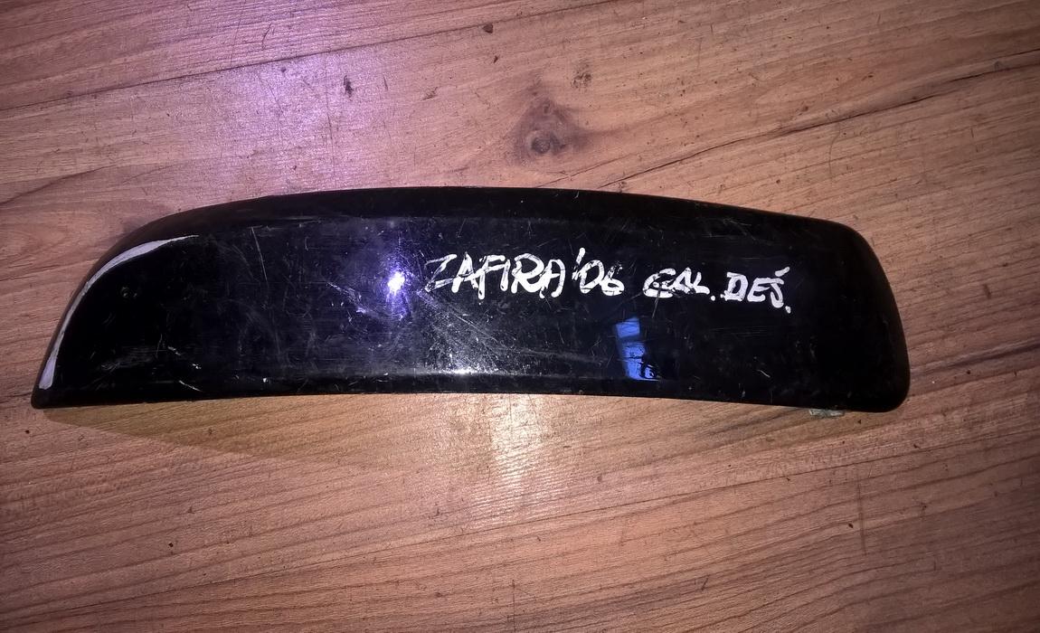 325769024 Opel Zafira 2006 Bumper Trim Strip Corner - REAR RIGHT