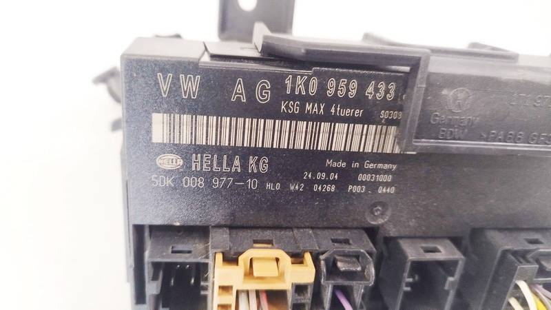 1K0959433 Volkswagen Touran 2004 General Module Comfort Relay (Unit) - Thumbnail 2