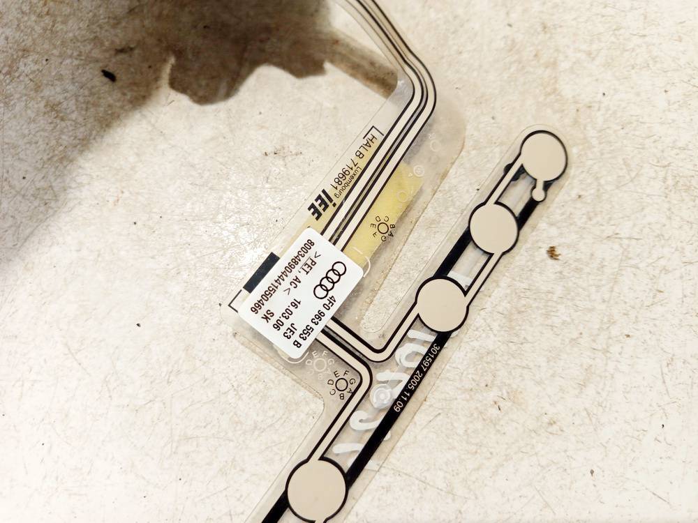 4F0963553B Audi A6 2006 Seat heating element - Thumbnail 3