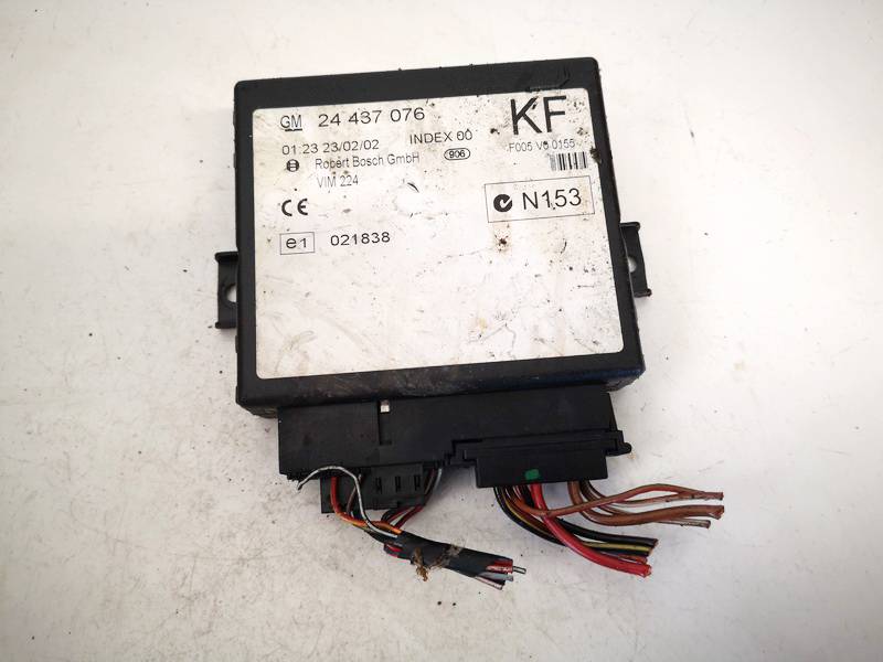 24437076 Opel Astra 2002 General Module Comfort Relay (Unit)